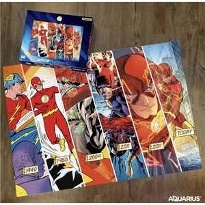 Flash DC Comics Timeline 1000 Piece Jigsaw Puzzle 20” x 28” NIB